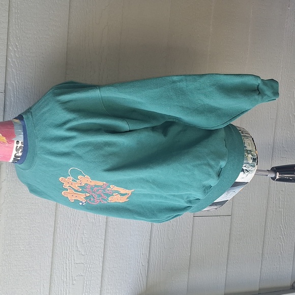 Vintage 90s double collar Grandma holiday Christmas crewneck size Large - Picture 7 of 9